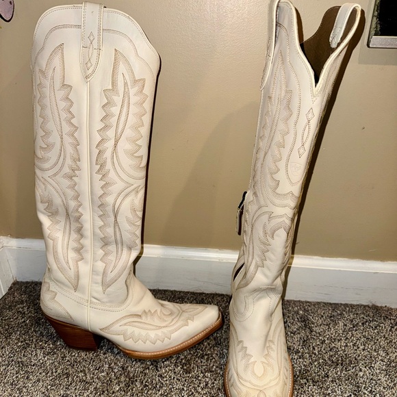 Ariat Casanova X Toe Western Boot White - Picture 2 of 6